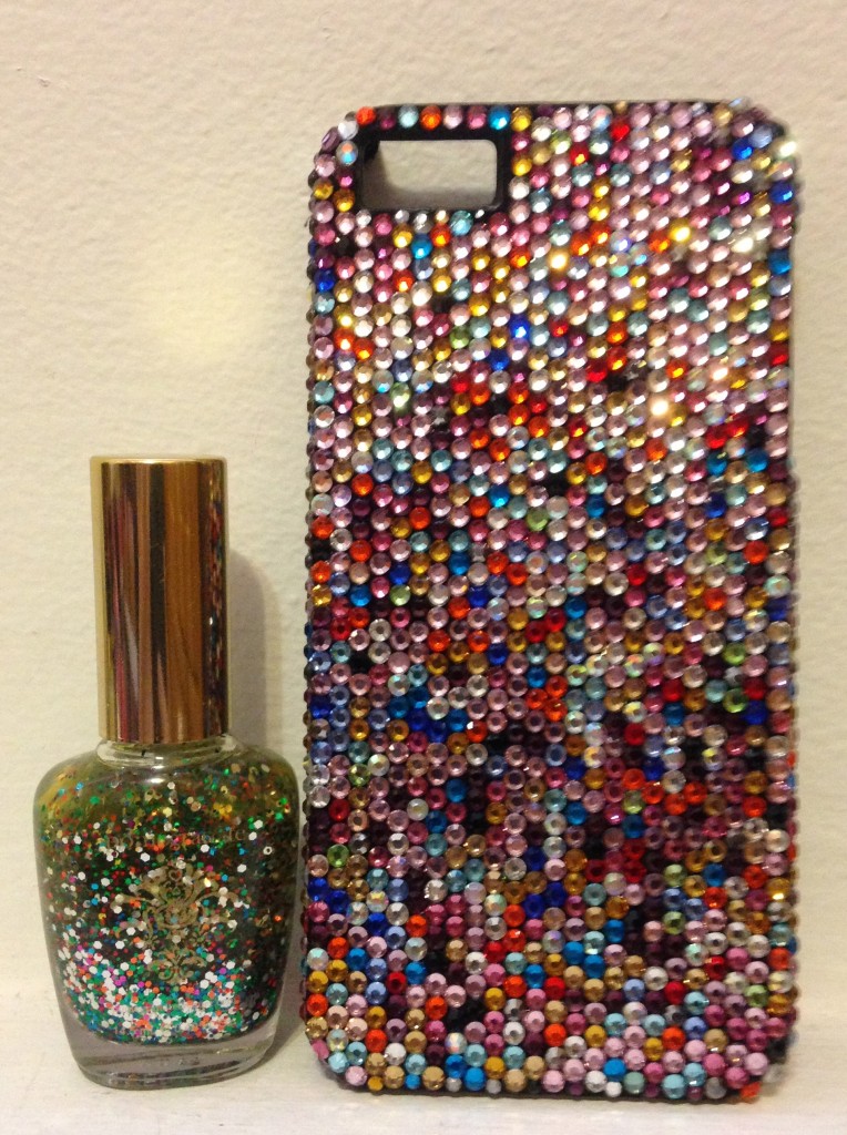 iPhone Case Nail Art featuring Pomegranate Nail Lacquer & Cellairis ...