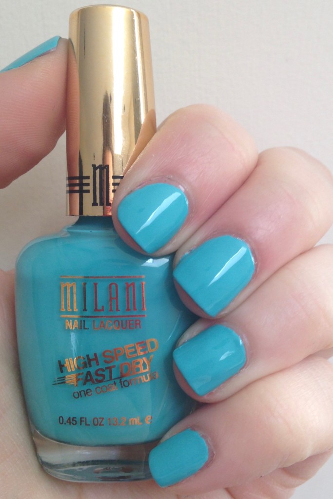 Manicure March | Milani High Speed Fast Dry Nail Lacquer in Aqua Brisk ...